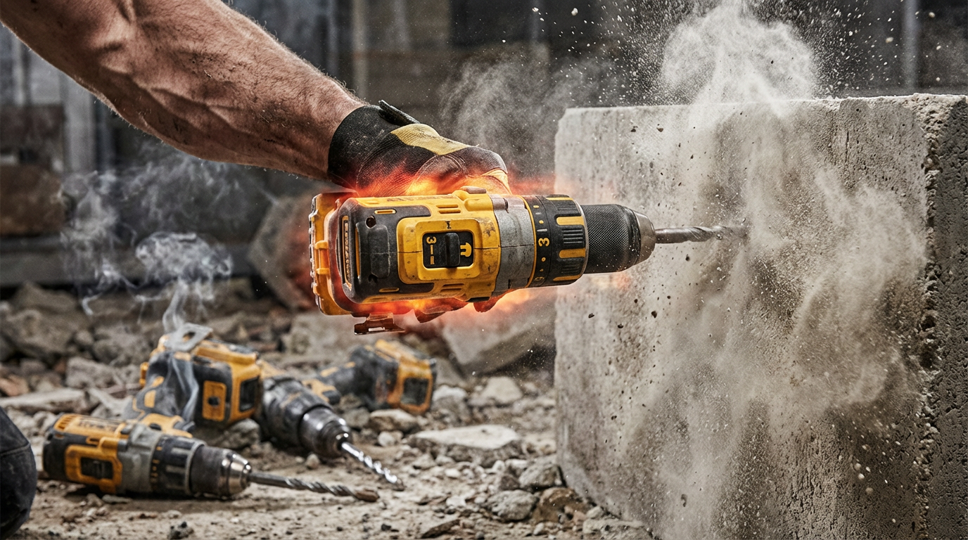 DEWALT 20V MAX XR Hammer Drill, Brushless, 3-Speed, Tool Only (DCD996B), YellowBlack