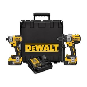 DEWALT DCK299P2 20V MAX XR Drill and Impact Combo Kit 5Ah