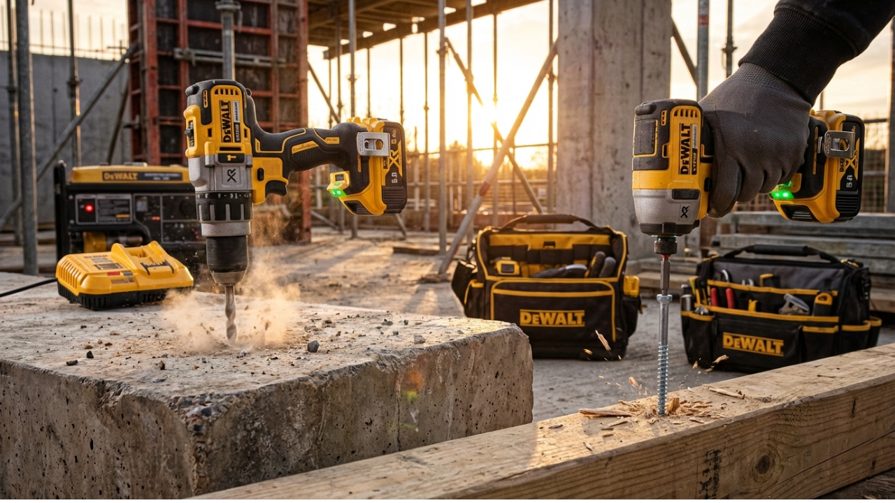 DEWALT DCK299P2 20V MAX XR Drill and Impact Combo Kit 5Ah