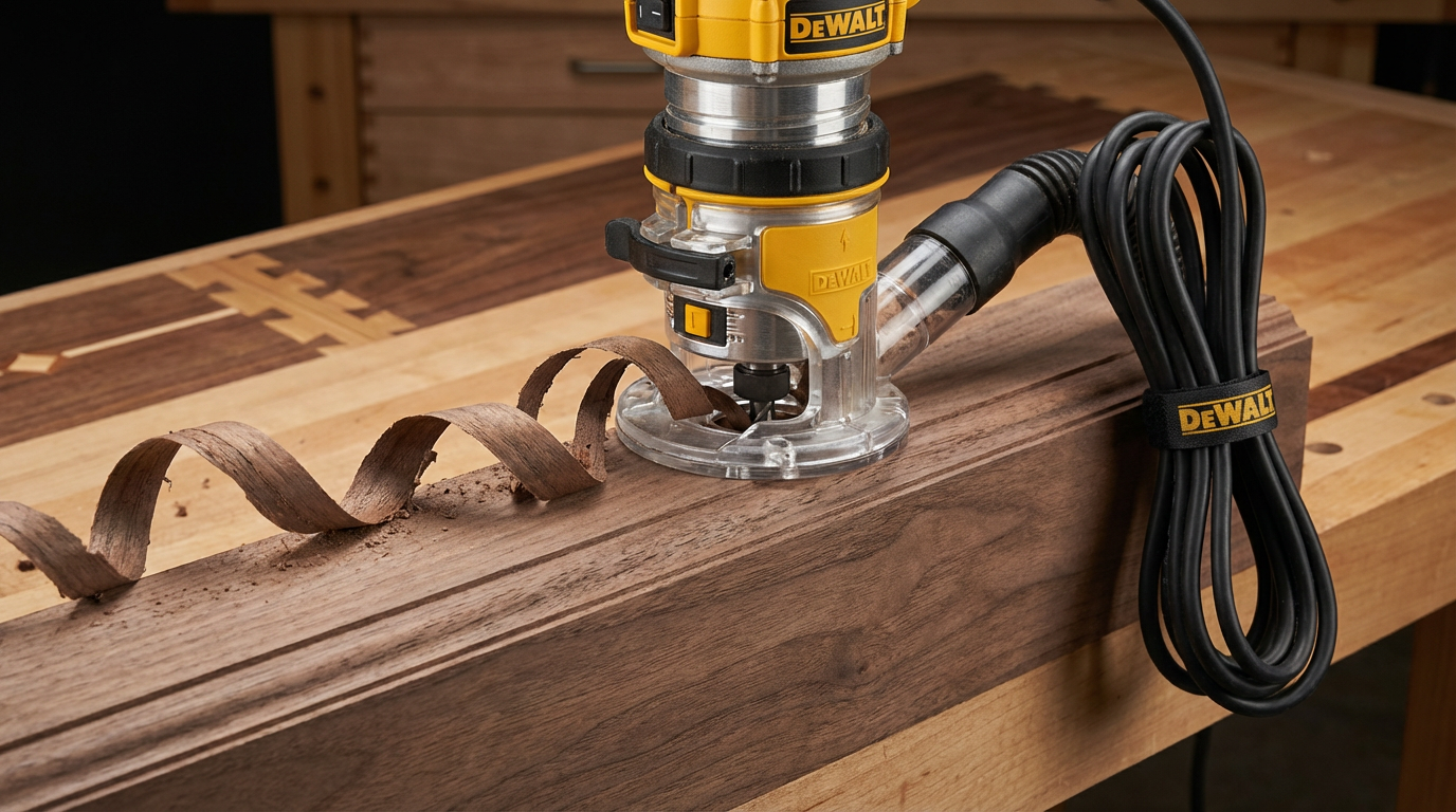 Dewalt Router, Fixed Base, 1-3/4-Hp (Dw616), Yellow