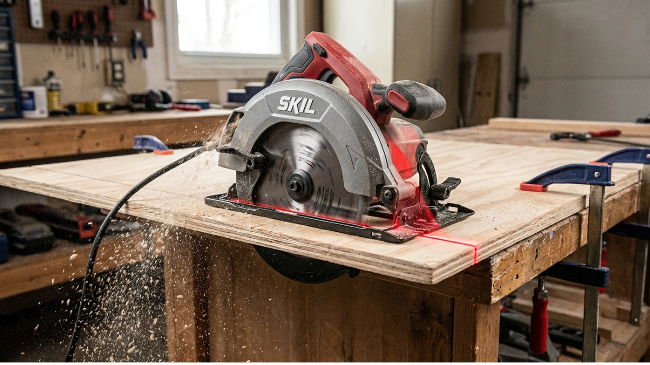 SKIL 5080-01 13A 7-1/4" Circular Saw with Laser Guide