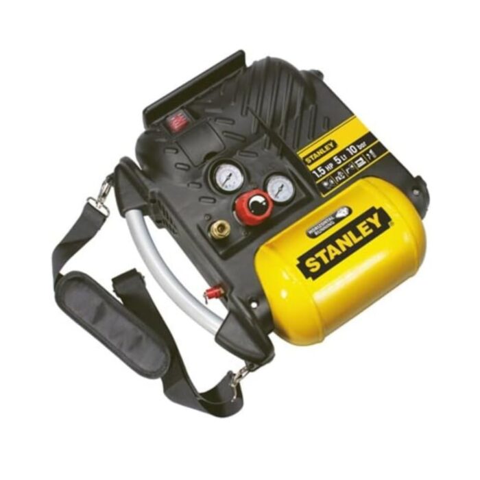 Stanley DN200105 Portable Air Compressor – 10 Bar (145 PSI), 5L Tank, 180Lmin – For Car, DIY & Inflatable Accessories (1) Stanley DN200105 Portable Air Compressor – 10 Bar (145 PSI), 5L Tank, 180Lmin – For Car, DIY & Inflatable Accessories (1)