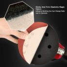 ZFE Heavy-Duty 5 & 6 Dual-Pad Pneumatic Orbital Sander Kit – Includes Extra Backing Plate, Pads, Sandpaper – Low Vibration for Wood, Metal & Composites (4)