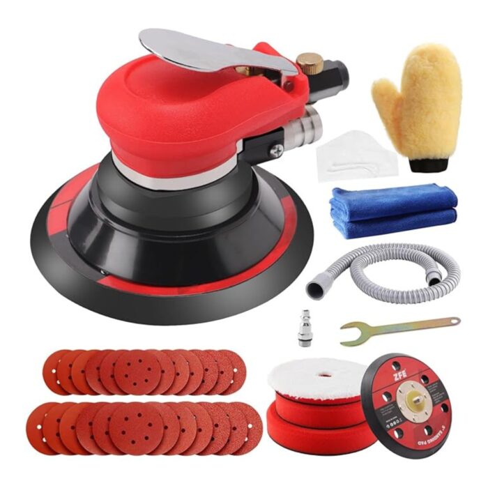 ZFE 5" & 6" Dual-Pad Pneumatic Orbital Sander Kit ZFE 5" & 6" Dual-Pad Pneumatic Orbital Sander Kit