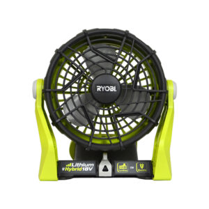 RYOBI ONE+ P3320 18V Hybrid Portable Fan with 2.0Ah Battery