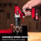 AVID POWER 20V MAX Cordless Drill Driver Kit – Includes Battery, Charger, 22-Piece Drill Bits, 38 Keyless Chuck & Variable Speed (4)