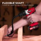 AVID POWER 20V MAX Cordless Drill Driver Kit – Includes Battery, Charger, 22-Piece Drill Bits, 38 Keyless Chuck & Variable Speed (6)
