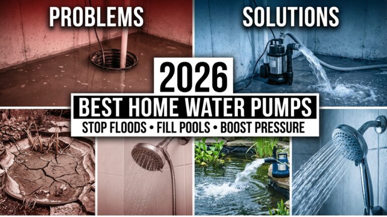 Best Water Pumps for Home Use (2026 Guide)