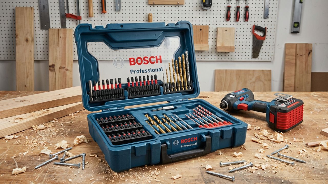 Bosch Professional Impact Drill & Bit Accessory Set 103-Piece