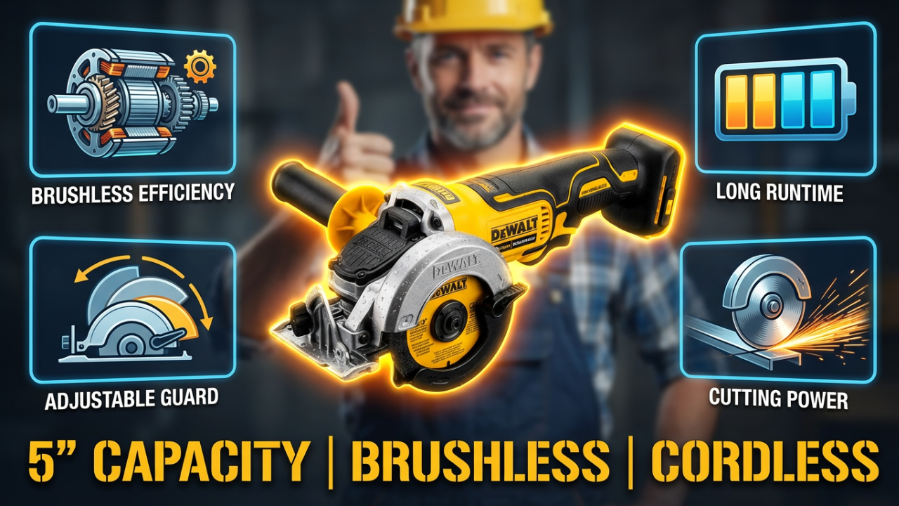 DEWALT DCG413B 20V MAX Brushless Cut-Off Grinder Tool Only