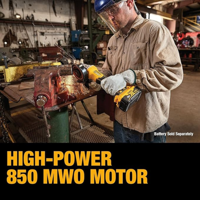 DEWALT DCG413B 20V MAX Brushless Cut-Off ToolGrinder (Tool Only) – Cordless, 4-12 - 5 Capacity, Adjustable Guard (3)
