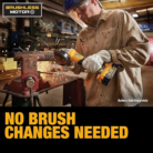 DEWALT DCG413B 20V MAX Brushless Cut-Off ToolGrinder (Tool Only) – Cordless, 4-12 - 5 Capacity, Adjustable Guard (4)