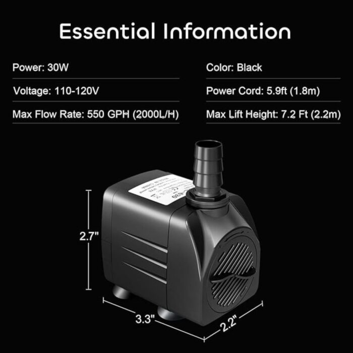 EDUPUP 1.6W Solar Fountain Pump for Bird Baths & Ponds (2) EDUPUP 1.6W Solar Fountain Pump for Bird Baths & Ponds (2)