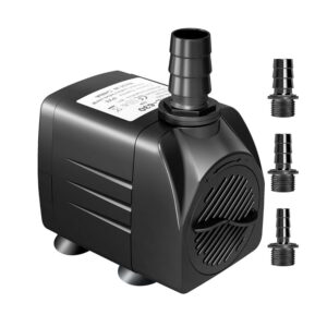 EDUPUP 1.6W Solar Fountain Pump for Bird Baths & Ponds