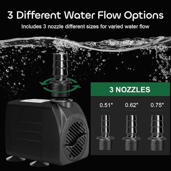 EDUPUP 1.6W Solar Fountain Pump for Bird Baths & Ponds (5) EDUPUP 1.6W Solar Fountain Pump for Bird Baths & Ponds (5)