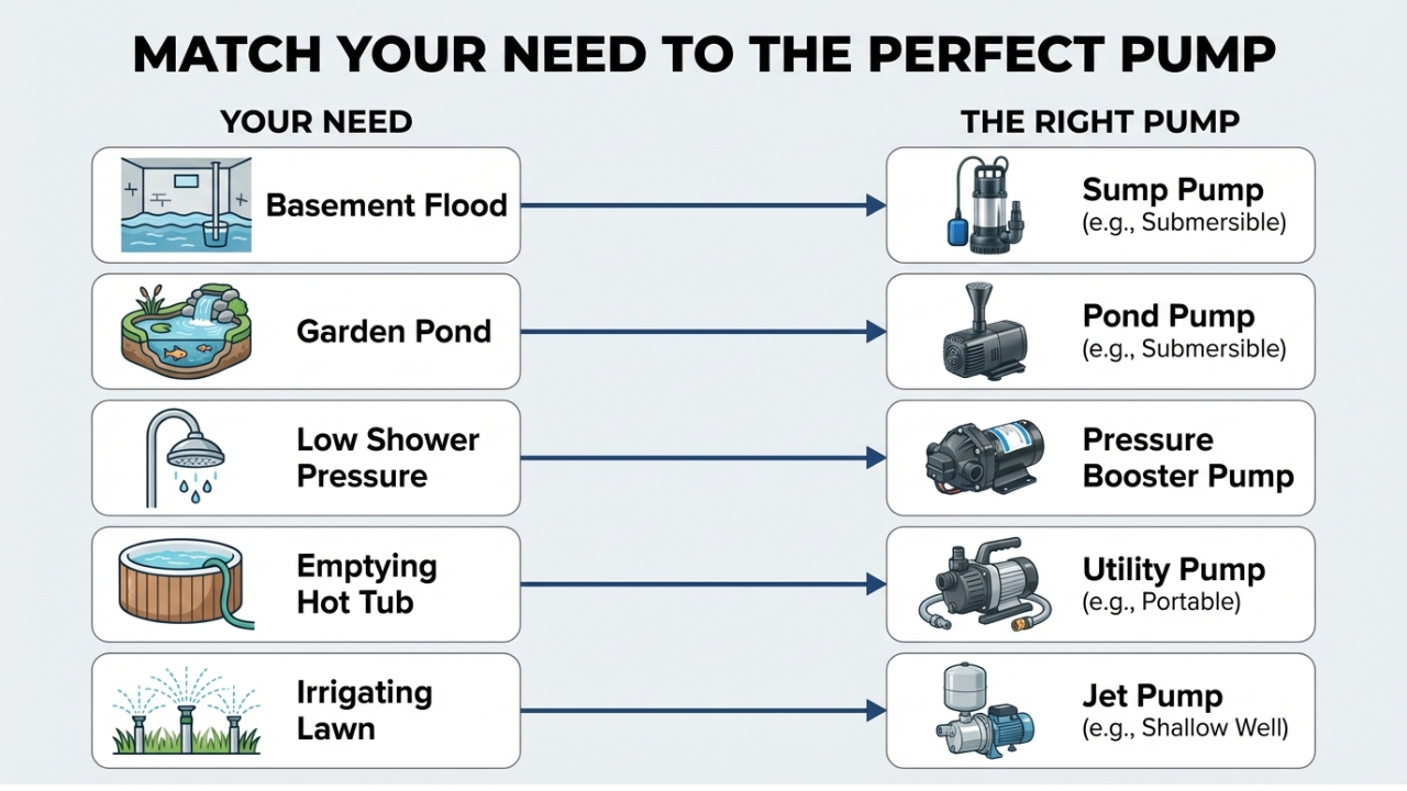 How to Choose the Best Water Pump for Home Use