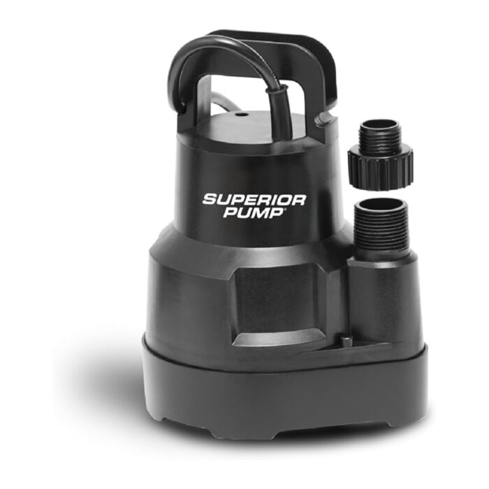 VIVOSUN 1600 GPH 100W Submersible Water Pump Ultra Quiet