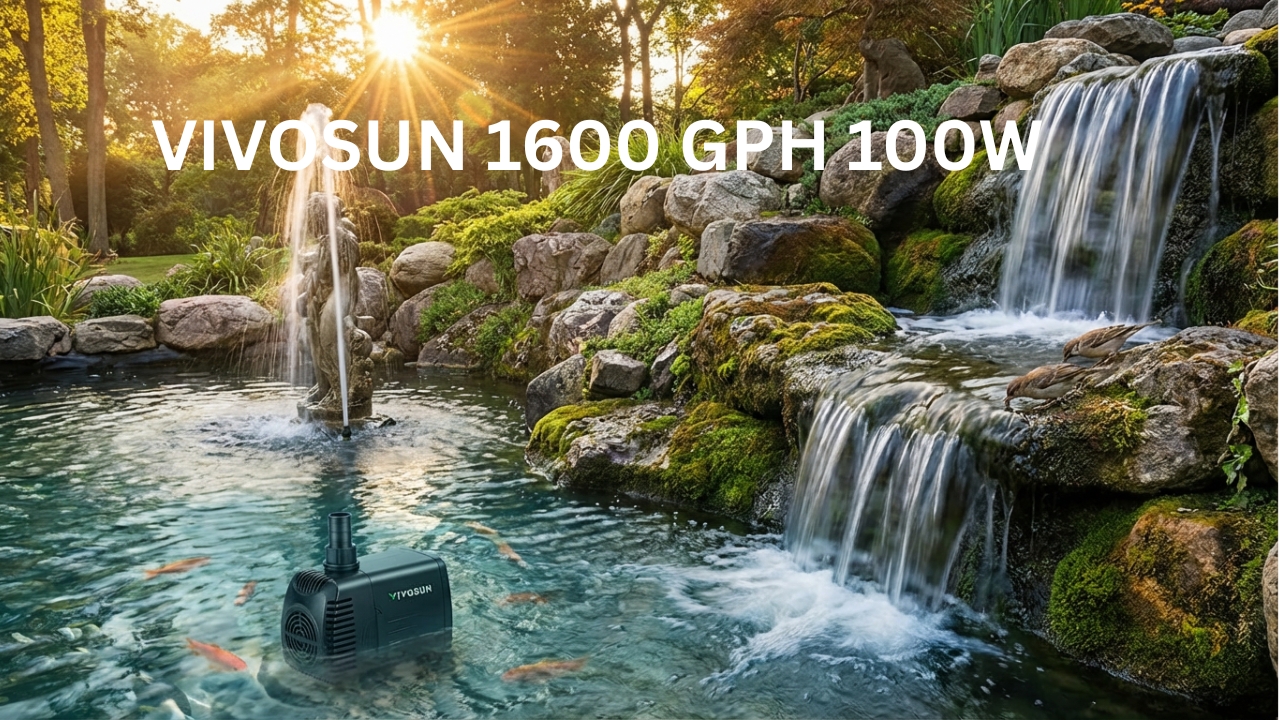 VIVOSUN 1600 GPH 100W