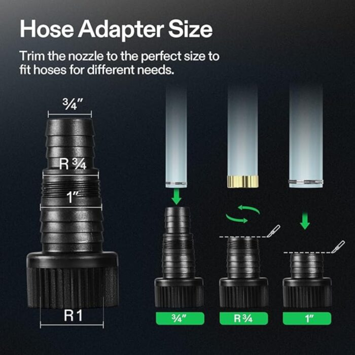 VIVOSUN 1600 GPH Submersible Water Pump, 100W Pond Pump, Ultra Quiet Aquarium Pump with 14FT. Lift Height for Pond, Waterfall, Fish Tank, Statuary, Hydroponic (4) VIVOSUN 1600 GPH Submersible Water Pump, 100W Pond Pump, Ultra Quiet Aquarium Pump with 14FT. Lift Height for Pond, Waterfall, Fish Tank, Statuary, Hydroponic (4)